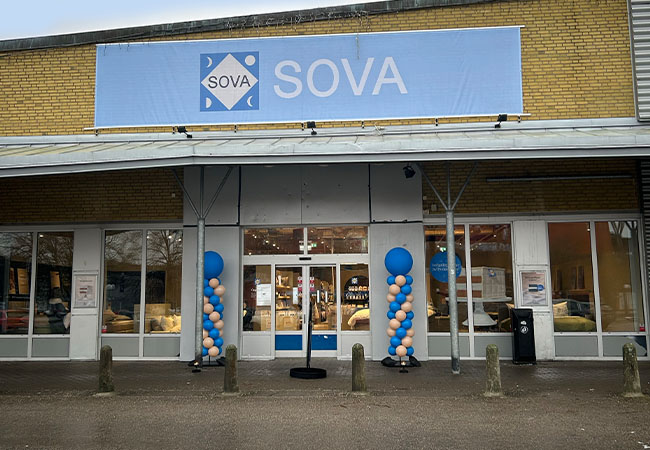 Sova butik på Knalleland, Borås